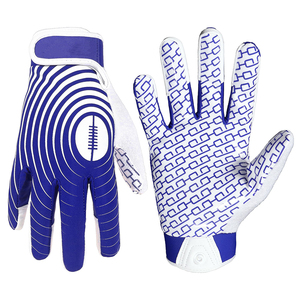 Gants de basketball légers en PU Sewing Hub avec sangle de poignet réglable, évacuation de l'humidité, conception à doigts complets - Adhérence durable pour adulte - Product Image 1
