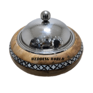 Olla decorativa de Metal para boda, cazuela de diseñador de nácar, calidad Premium, lujo, lujo, nuevo calentador de alimentos de Metal - Product Image 3