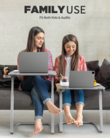 NEU Verstellbarer TV-Tablett Tisch Klappbarer TV-Schreibtisch, Couch tisch Tabletts zum Essen von Snacks Tragbares Bett Abendessen Tablett Schreibtisch