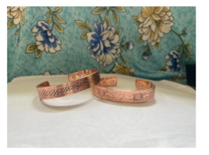 Bracelet en cuivre pur 100% fait à la main bijoux en acier inoxydable à la mode pour hommes et femmes Option cadeau économique - Product Image 2