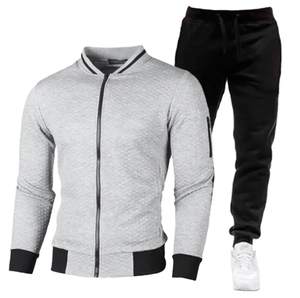 Conjunto de chándales de hombre con logotipo personalizado de gama alta, venta al por mayor, ropa deportiva ajustada de secado rápido cómoda, técnicas impresas de invierno - Product Image 1