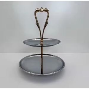 Soporte para Pastel de Metal Hecho a Mano, Diseño Maravilloso, Ecológico, Decoración de Mesa con Acabado Negro para Servir Cupcakes - Product Image 6