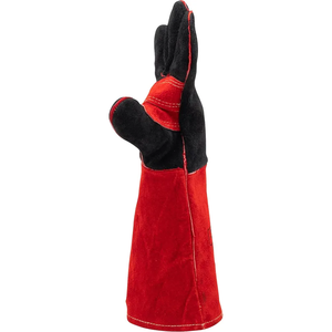 Gants résistants industriels de protection d'impact de cuir de vachette gants confortables de travail de soudure - Product Image 4