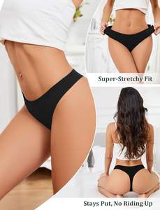 Culottes string pour femmes Natural Comfort, tissu doux, respirant, extensible, maintien sûr, couvrance totale, usage quotidien, OEM - Product Image 6