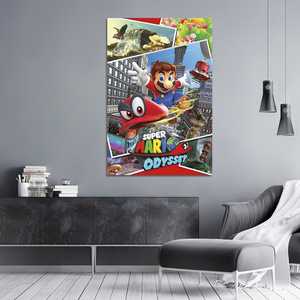Póster de lienzo de Super Mario Odyssey para decoración de pared - Product Image 1