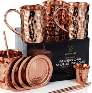 Premium Quality Moscow Mule <b>Mug</b> Wine <b>Mug</b> 450 ml Cocktail <b>Mug</b> Copper Mule <b>Mugs</b> Copper <b>Beer</b> <b>Mug</b> - Product Image 1