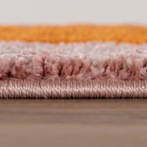 Joli Geometric Handmade <b>Flat</b>-Weave Orange & Pink Polyester <b>Rug</b> for Living Room Bedroom Teen - Product Image 5