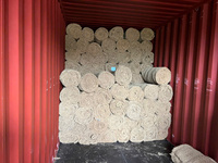 Rouleau de tapis en fibre de coco naturel pour toit et couverture d'ombrage