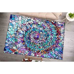 Tapis en verre teinté : Décoration d'intérieur inspirée de l'art moderne, tapis en chenille - Product Image 4