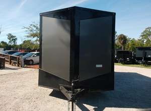 Remorque fermée de qualité supérieure 8,5x20, côtés hauts de 42 pouces, pneus 14 plis + pneu de secours 14 plis inclus à vendre - Product Image 2