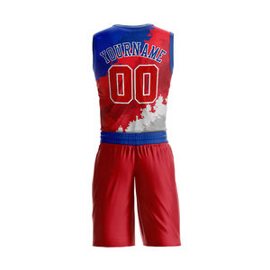 Conjunto de Uniforme de Baloncesto Sublimado con Nombre de Equipo Personalizado, Jersey Deportivo, Kit de Uniformes de Baloncesto con Diseño Impreso Personalizado - Product Image 2