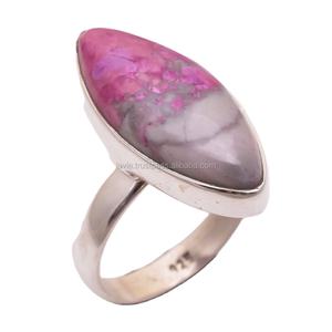 Fait à la main en argent Sterling 925 rose Sugilite pierre classique fiançailles bijoux fins de haute qualité pour les mariages pour certifié - Product Image 1