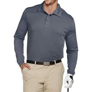 Diseño personalizado de alta calidad, impresión por sublimación, poliéster Spandex, cuello de manga corta de secado rápido, polos de golf para hombres - Product Image 5