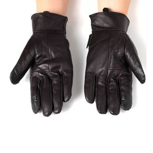 Gants coupe-vent en cuir pour hommes, respirants, en tissu doux, imperméables, à haute élasticité, très vendus, avec logo personnalisé/couleur - Product Image 4