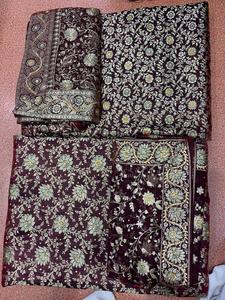 ผ้าปักได้รับการออกแบบ Ikat สีเขียวเหมาะสำหรับนักออกแบบชุดแต่งงานและร้านจำหน่ายผ้าตามสั่ง - Product Image 2