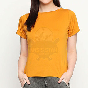 Service OEM T-shirts pour femmes Concevez votre propre logo T-shirts pour femmes T-shirts pour femmes avec impression personnalisée - Product Image 5