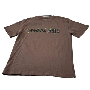 Nueva llegada de algodón de gran tamaño camisetas al por mayor personalizado Rhinestone gráfico Unisex hombres mujeres manga corta moda Tops - Product Image 1