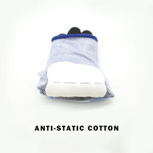 Guantes de Cuero Cómodos y Resistentes a Impactos con Muñequera Ajustable, Protección Antivibración y Antiestática - Product Image 5