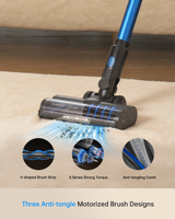 Aspirateur balai sans fil pour voiture et maison, autoportant, avec phares LED, rechargeable, léger, pour tapis secs, sols durs et poils d'animaux, filtre HEPA