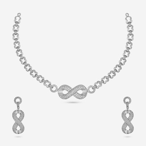 Collar de Zirconia 189273 de Acero Inoxidable Chapado en Oro con Diamante de 18K y Perla para Fiesta o Regalo, Estilo Religioso - Product Image 1