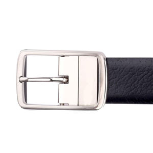 Ceinture pour homme en cuir de vachette de haute qualité, boucle en alliage, écologique, légère, tendance, longueur personnalisable - Product Image 3