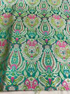 Tissus de soie de brocart tissés à la main sur mesure disponibles qualités de soie pure Faux soie 44 pouces de large pour vêtements Style Jacquard - Product Image 4