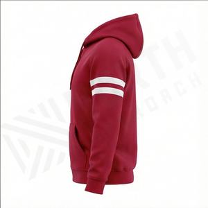 Sudadera Deportiva Personalizada con Cierre, Nombre del Equipo, Número Bordado, Patrón Impreso, Método de Tejido de Punto, para Atletas Activos y Grupos Deportivos - Product Image 3