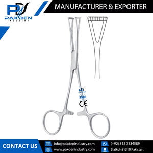 Pinzas de agarre Collin de acero inoxidable alemán de alta calidad con logotipo personalizado, las más vendidas, fuente de alimentación manual PAKDEN - Product Image 2