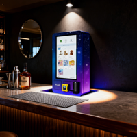 Distributeur automatique mural à écran tactile pour collations/boissons, écran tactile de 27 pouces