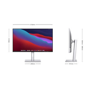 TCOIOR Monitor game 27 inci 4K HDR IPS, Monitor game dengan desain tanpa bingkai dapat disesuaikan speaker tanam untuk pengeditan Video profesional - Product Image 2