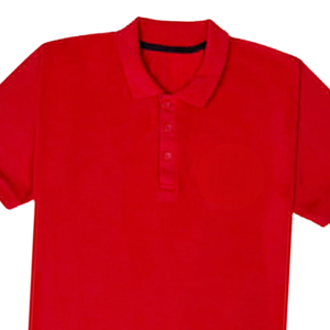 Camisa Polo Roja para Hombre, Cómoda, Informal, de Algodón de Alta Calidad, Moderna, de Manga Corta, Elegante - Product Image 6