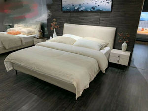 TH-H8362 Organic Chinese High End Premium <b>Bed</b> <b>Queen</b> <b>Size</b> Double Bedframe King <b>Size</b> <b>Beds</b> Frame With Headboard - Product Image 4