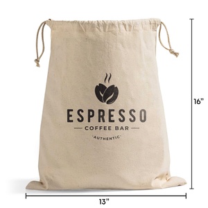 Pochettes personnalisées en toile de coton avec cordon de serrage, logo brodé, pour portefeuilles, vêtements, artisanat, rangement, protection anti-poussière, sacs de cadeaux - Product Image 4