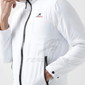 Men's Winter Sport Training Jacket with Sleek <b>Upper</b> <b>Back</b> Vent and Side Zip Pockets for Breathability - Product Image 5