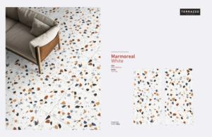 กระเบื้องพอร์ซเลนพรีเมียมลายเทอร์ราซโซ่สีขาว MARMOREAL ขนาด 600x1200 มม. ผิวแบบแกะสลัก - Product Image 3