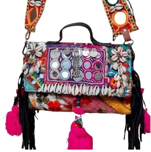 Bolsos de Hombro Banjara para Mujer, Bolsos de Mano Bordados Vintage de Lujo Personalizados, Bolsos de Hombro para Compras y Eventos Nocturnos, Venta al Por Mayor - Product Image 2