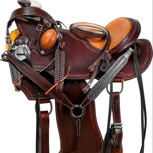 Cheval en cuir de qualité supérieure Wade Tree Western Leather Ranch Roping Saddle Horse Racing Products From India Trident International - Product Image 1