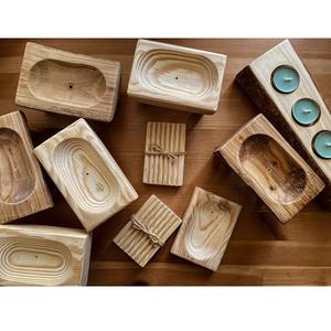 Porte-savon en bambou de haute qualité pour le comptoir de la salle de bain, durable, écologique, avec drainage, antidérapant, utilisation longue durée - Product Image 4