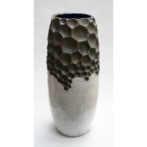 Top vente meilleure qualité en aluminium coulé couleur noire enduit de poudre et argent fini Double ombrage attrayant Look Vase à fleurs - Product Image 1