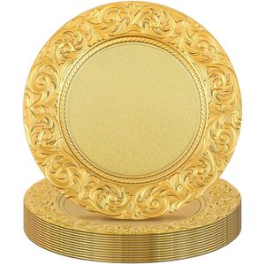 Plaque de chargement en métal détaillée fabriquée à la main pour une configuration de salle à manger élégante fêtes de luxe mariages et occasions spéciales - Product Image 2