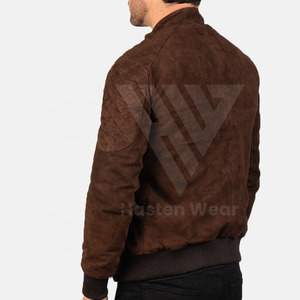 Veste en cuir pour homme de haute qualité pour la saison hivernale, col montant, design attrayant, taille plus, tendance - Product Image 5