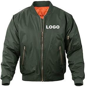 Blouson bombardier élégant et léger qualité supérieure blousons bombardier pour hommes Bomber Satin coupe-vent respirant Softshell - Product Image 1