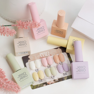 Jello Jello Spring Pastel Mood Edition Gel Nail Polish, ensemble de 6 couleurs – Beauté coréenne - Product Image 2