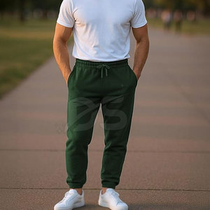 กางเกงจ็อกเกอร์เอวกลางผู้ชาย สวมใส่สบาย ผ้าฝ้าย 100% เนื้อผ้าเบา เหมาะสำหรับออกกำลังกายและสวมใส่ในชีวิตประจำวัน - Product Image 5