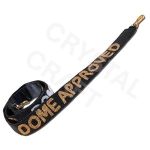 Correas personalizables para bolso con cuentas de semillas de oro blanco, forma y diseño únicos, correa para monedero con cuentas, accesorios de moda - Product Image 1