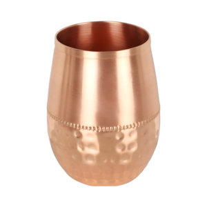 Verre à boire en métal texturé martelé Offre Spéciale à bas prix d'Inde - Product Image 1