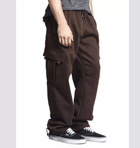 กางเกงคาร์โก้ทรงตรงลำลองสำหรับผู้ชายสุดเทรนดี้ มีกระเป๋าหลายช่อง สไตล์สตรีทแวร์ ออกแบบมาเพื่อความสบาย ยืดหยุ่น เหมาะสำหรับกิจกรรมกลางแจ้งและสวมใส่ในชีวิตประจำวัน 100% - Product Image 6