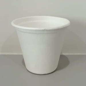 Disposable Biodegradable Bagasse Coffee Cups Eco-Friendly Circle Pattern <b>Bowls</b> for Salad Fruit Sushi <b>Sugar</b> Bread Vegetables Milk - Product Image 1