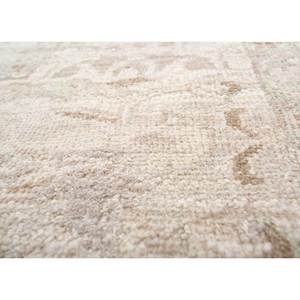 Tapis en laine afghane noué à la main Erbe Ivory Floral, style Tabriz, rectangulaire, pour salon et couloir, pour la décoration de la maison - Lnr-1722 - Product Image 3