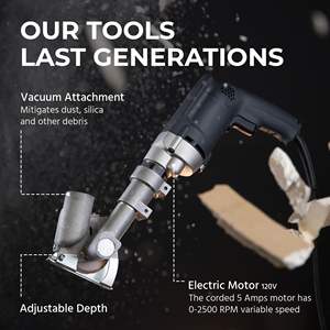 Scie à chaîne électrique manuelle de 2,5 pouces pour le travail du bois et les projets de bricolage - Product Image 3